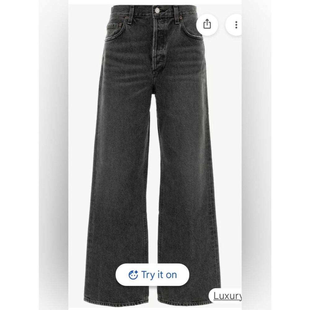 Agolde Low Slung Baggy Jeans in Spirit NWT Size 24